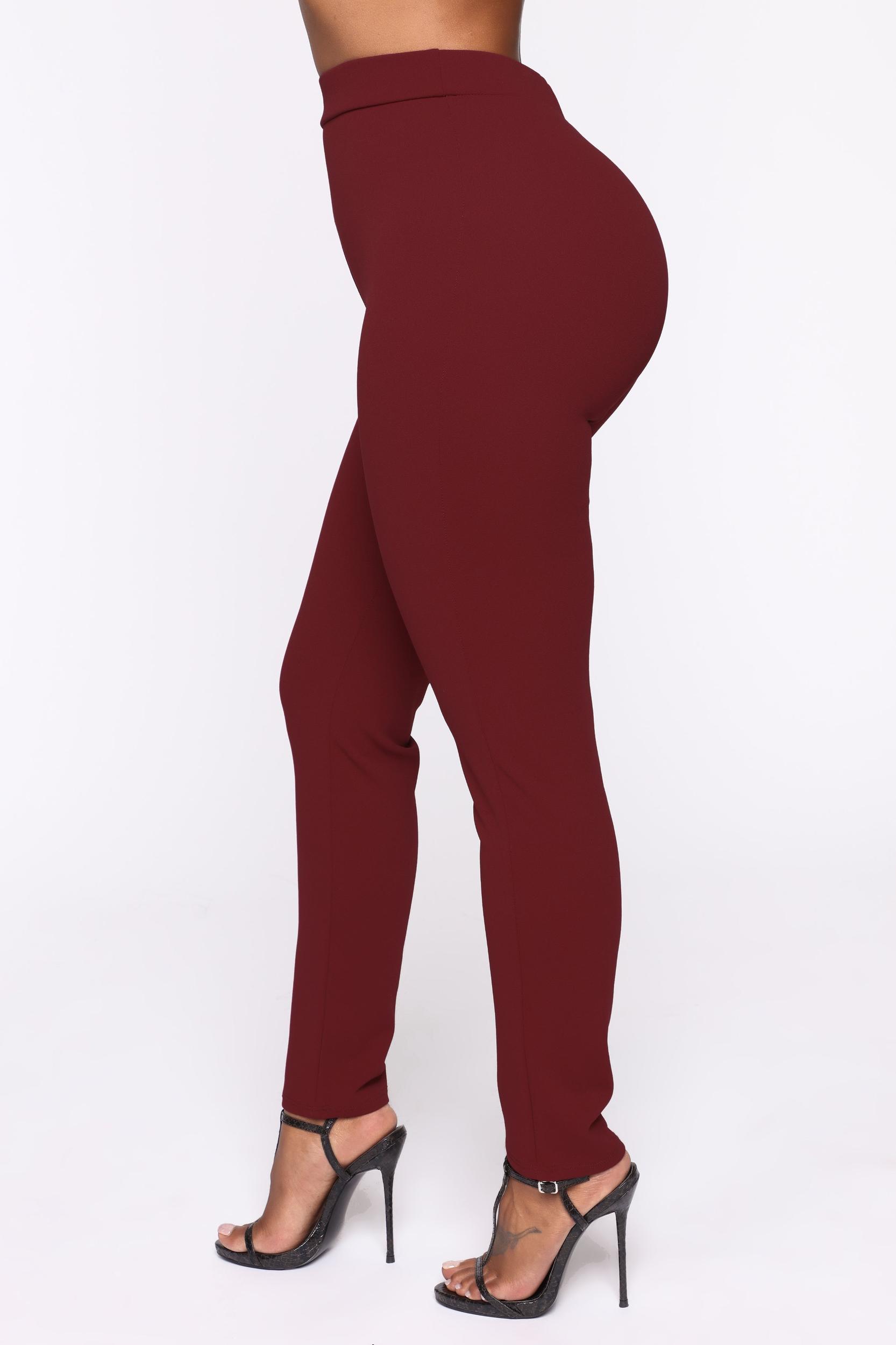 Payin' It Forward Blazer Set - Burgundy Product Image