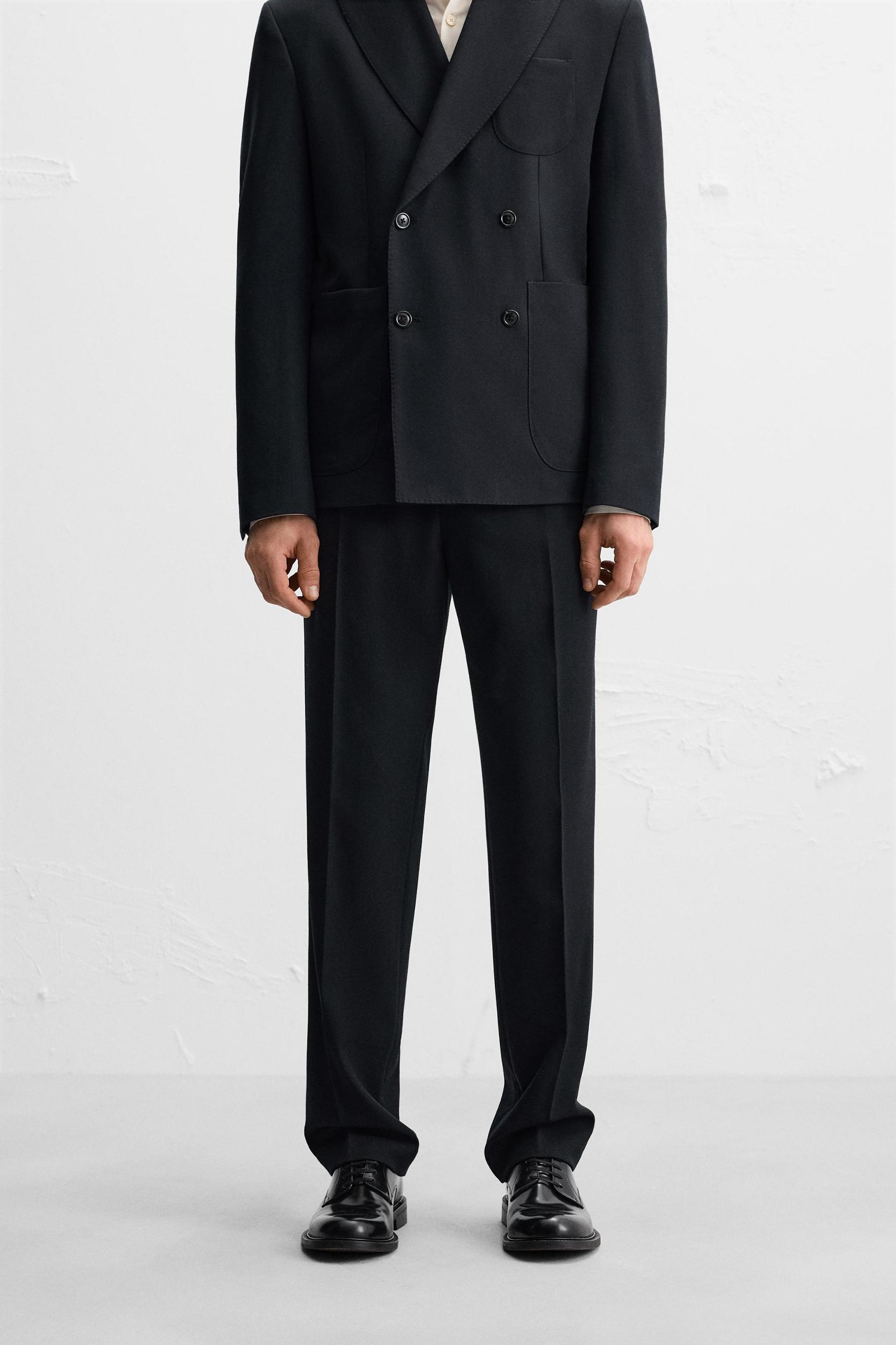 100% WOOL SUIT PANTS Product Image