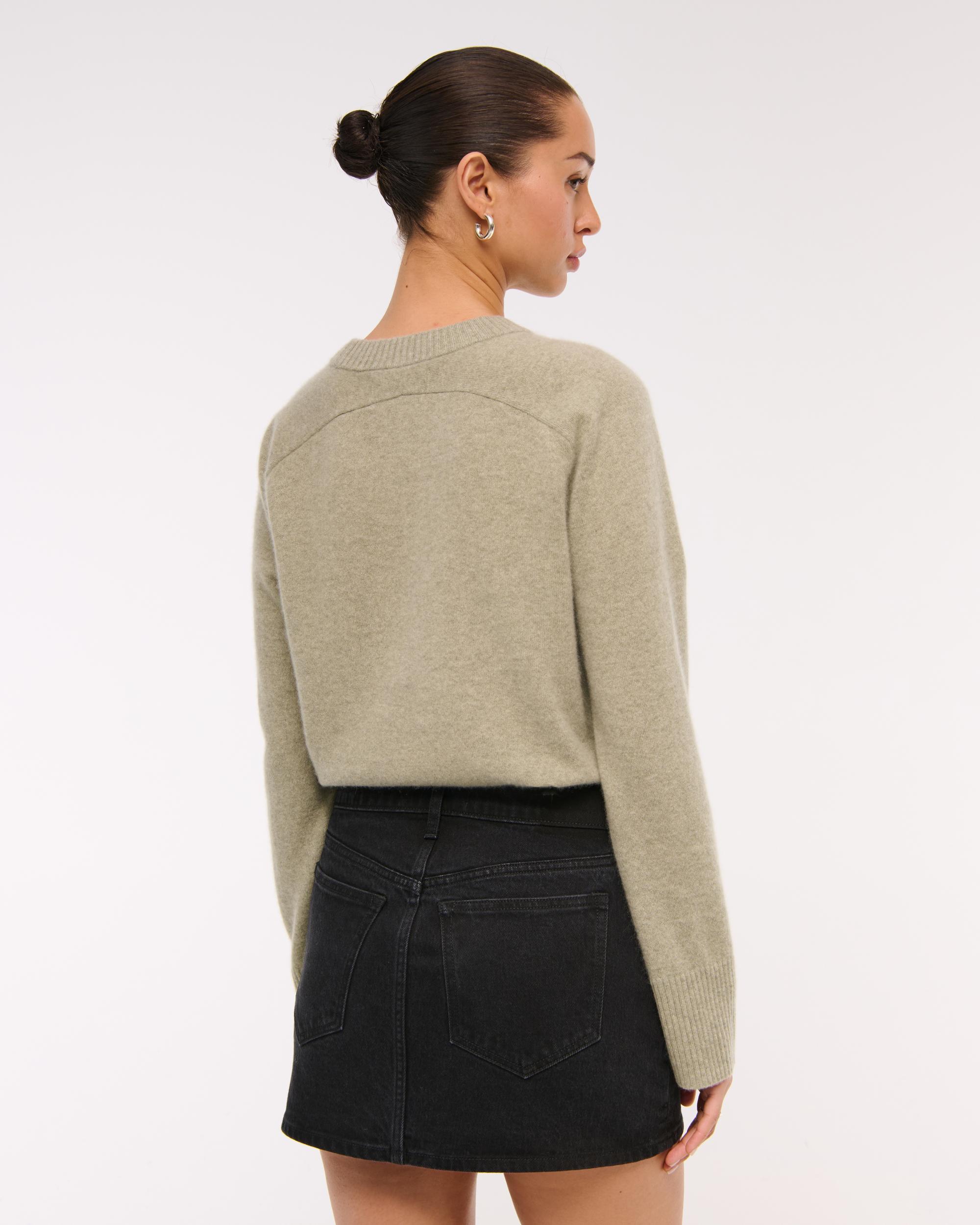 Mid Rise Denim Mini Skirt Product Image