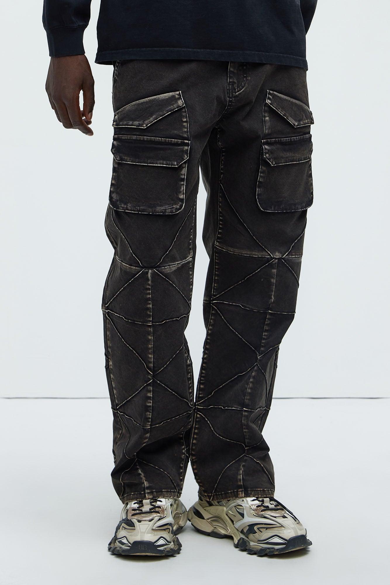 Go Time Straight Cargo Jeans - Black Product Image
