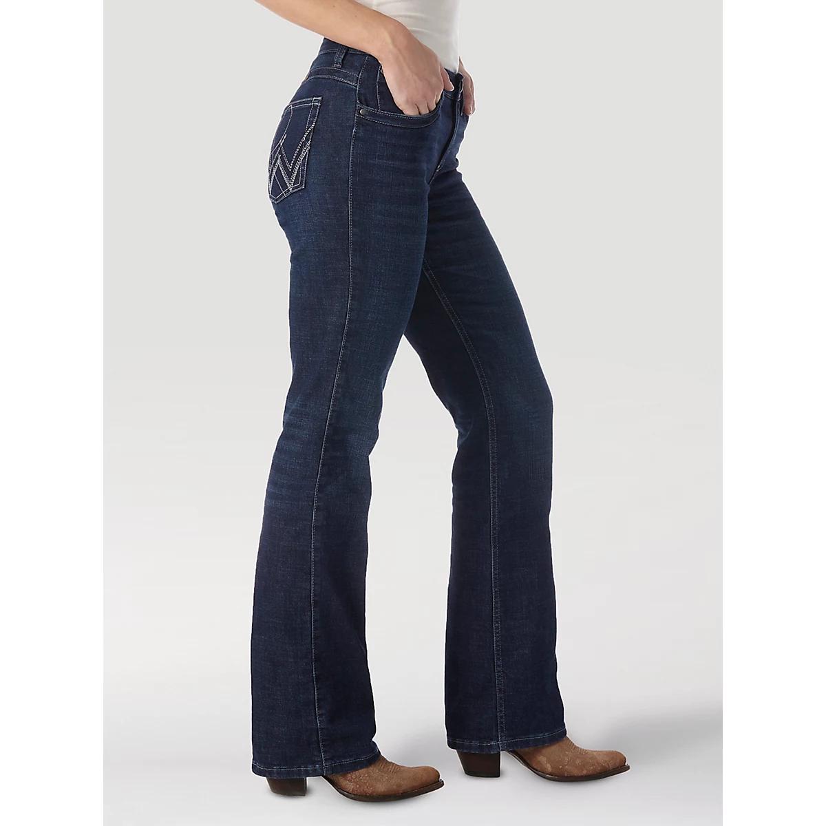 Women's Wrangler® Ultimate Riding Jean Q-Baby Mid-Rise Bootcut in Boot Scootin Product Image