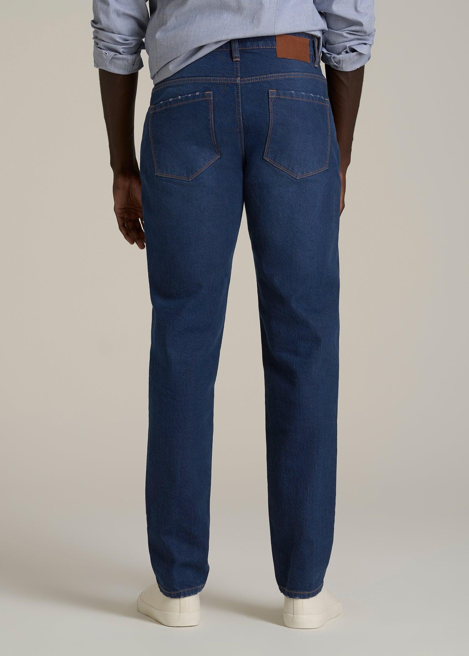 Milo RELAXED TAPERED FIT Jeans for Tall Men in Midnight Blue Wash Male Product Image
