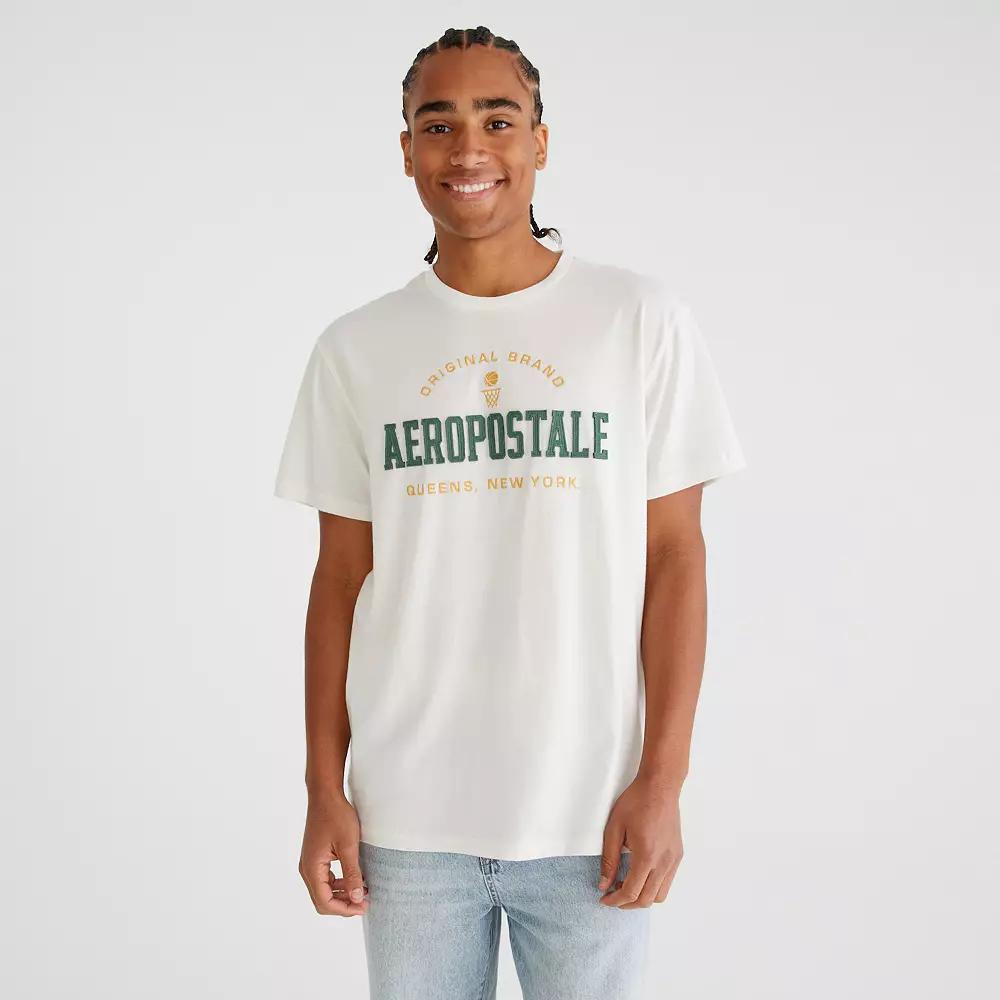 Men's Aeropostale Graphic Tee, Size: Large, Ivory Product Image