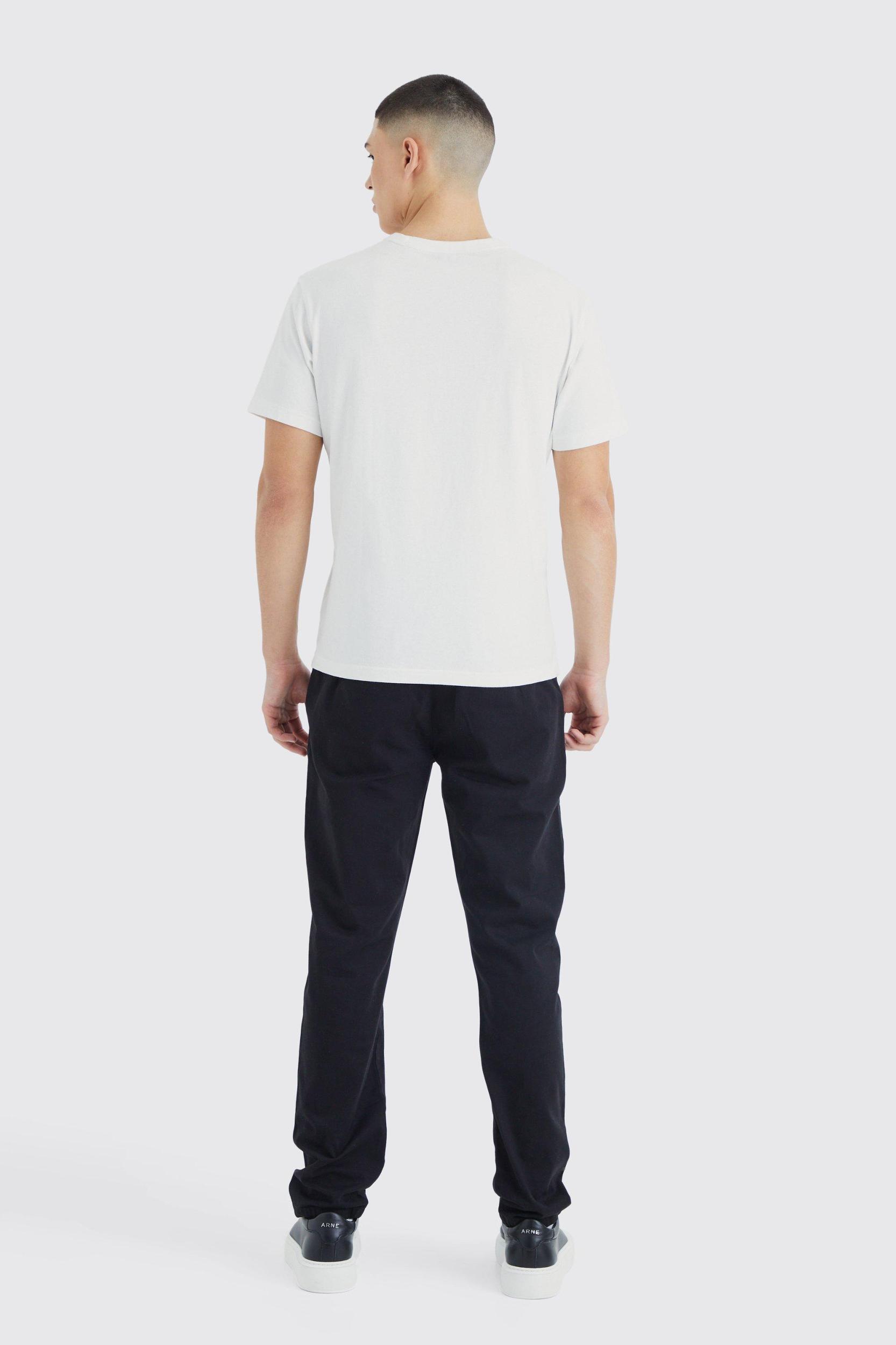 Fixed Waist Slim Chino Pants | boohooMAN USA Product Image