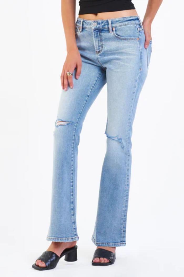 JAXTYN HIGH RISE BOOTCUT JEANS ROSEMONT Product Image