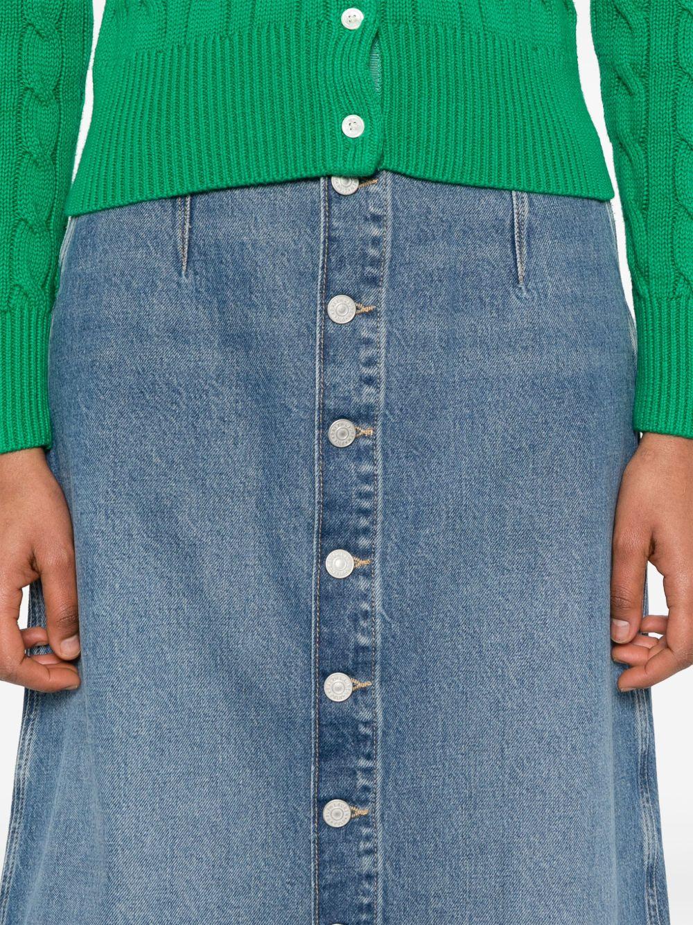denim midi skirt   Product Image