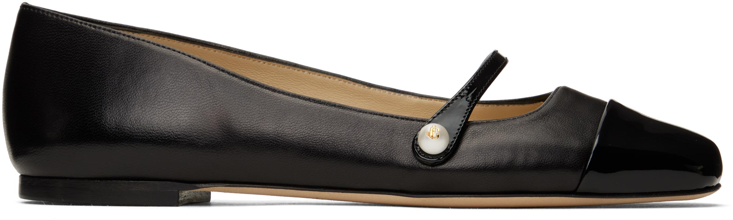 JIMMY CHOO Elisa Ballet Flats In Black Product Image