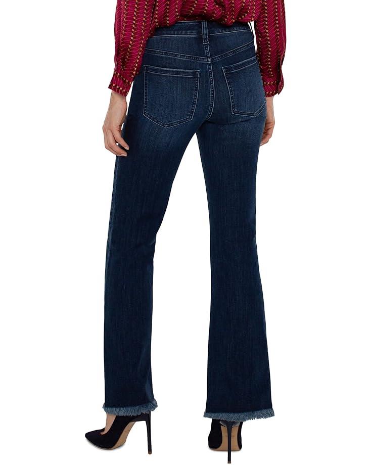 Mid-rise Bootcut Trousers W/ Pintucks Product Image