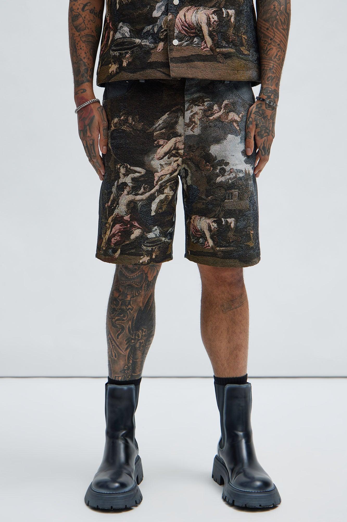 Cassiel Tapestry Shorts - Multi Color Product Image