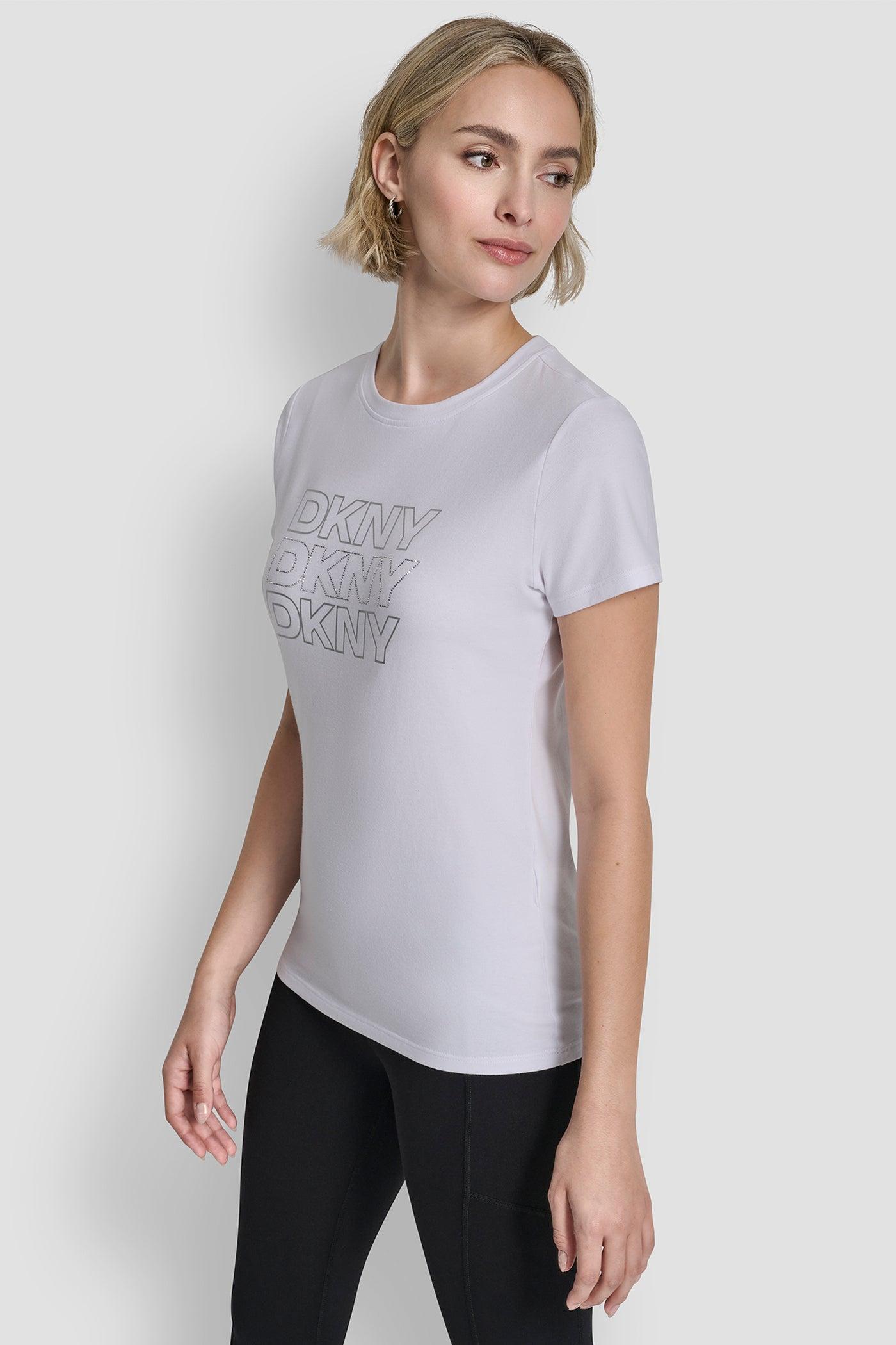 TRIPLE RHINESTONE FOIL LOGO TEE Product Image