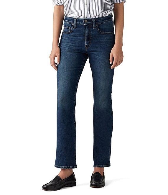 Levi's® 725 High Rise Kick Bootcut Ankle Jeans Product Image