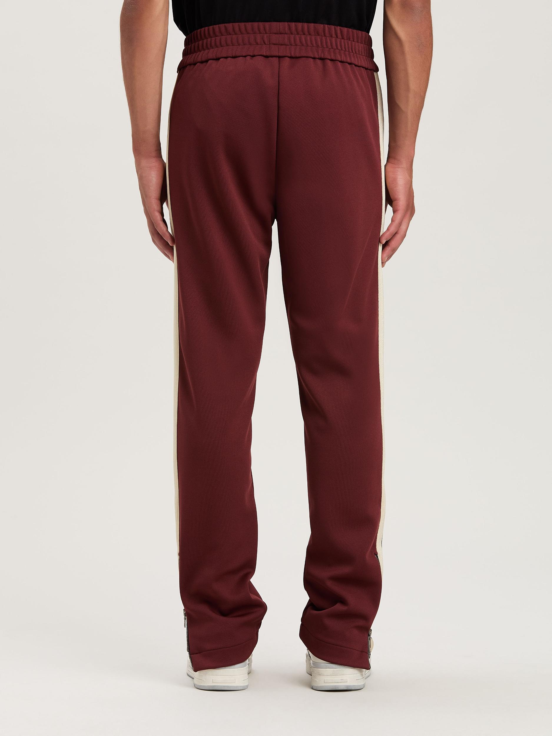 CLASSIC LOGO TRACK PANTS BURGUNDY - OFF Product Image