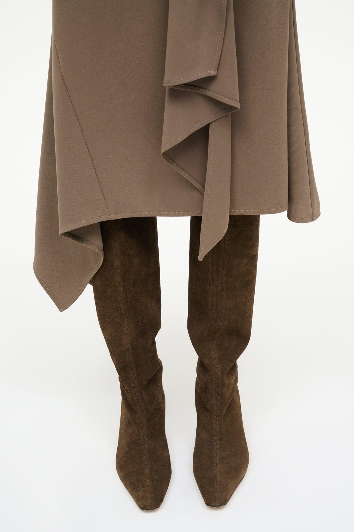 WALLY BOOT | TRUFFLE SUEDE Product Image