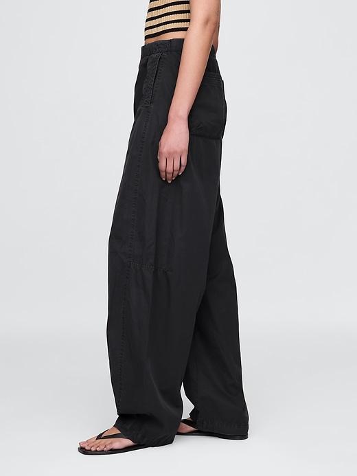 Mid Rise Barrel Parachute Pants Product Image