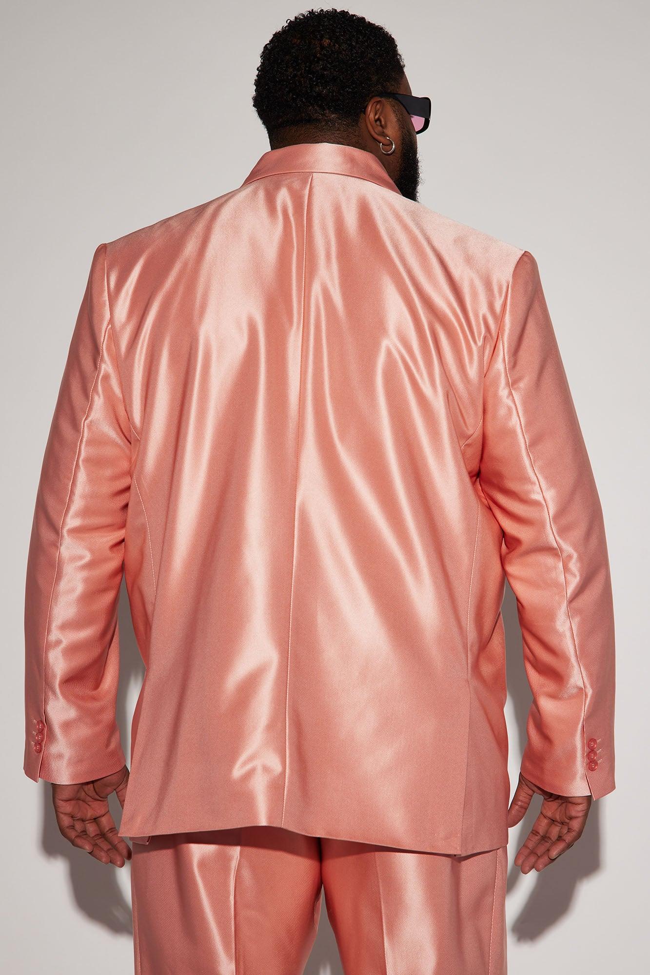Call On Me Boxy Double Breasted Suit Jacket - Mauve Product Image