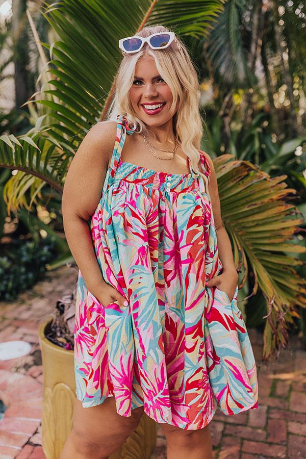 Bloom With A View Romper In Ocean Wave Curves Product Image