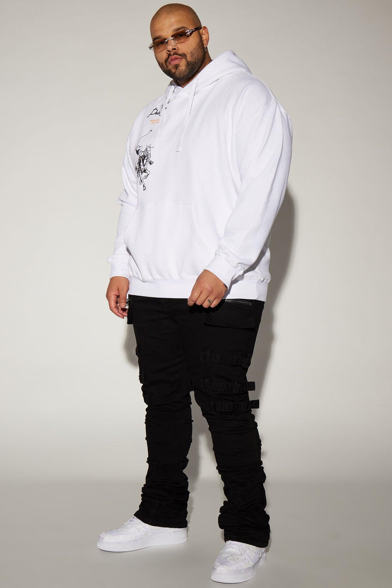 I Be Strappy Stacked Skinny Flare Jeans - Black Product Image