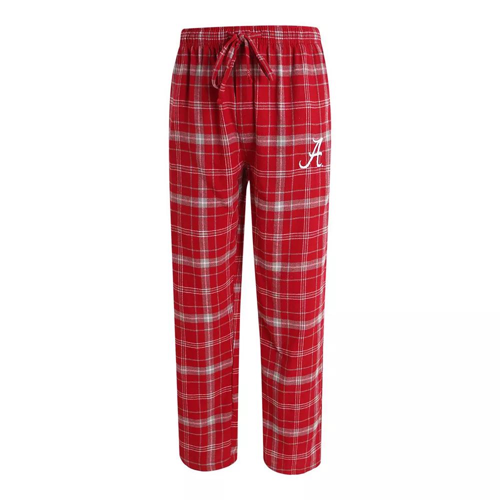 Men's Concepts Sport Crimson Alabama Crimson Tide Big & Tall Ultimate Plaid Pants, Size: 3XLT, Red Product Image