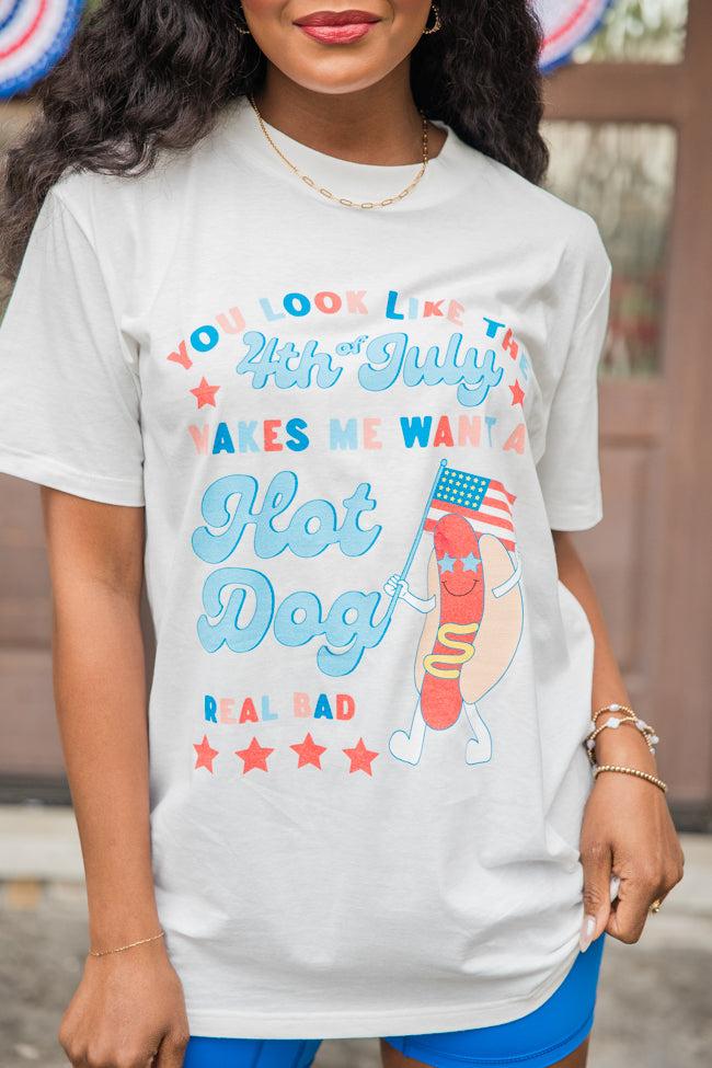 I Look Like the 4th Of July White Graphic Tee SALE Product Image