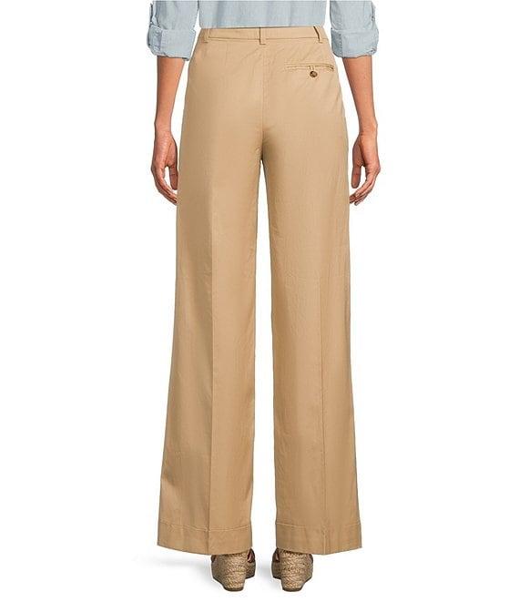 Lauren Ralph Lauren Pleated Wide Leg Pants Product Image