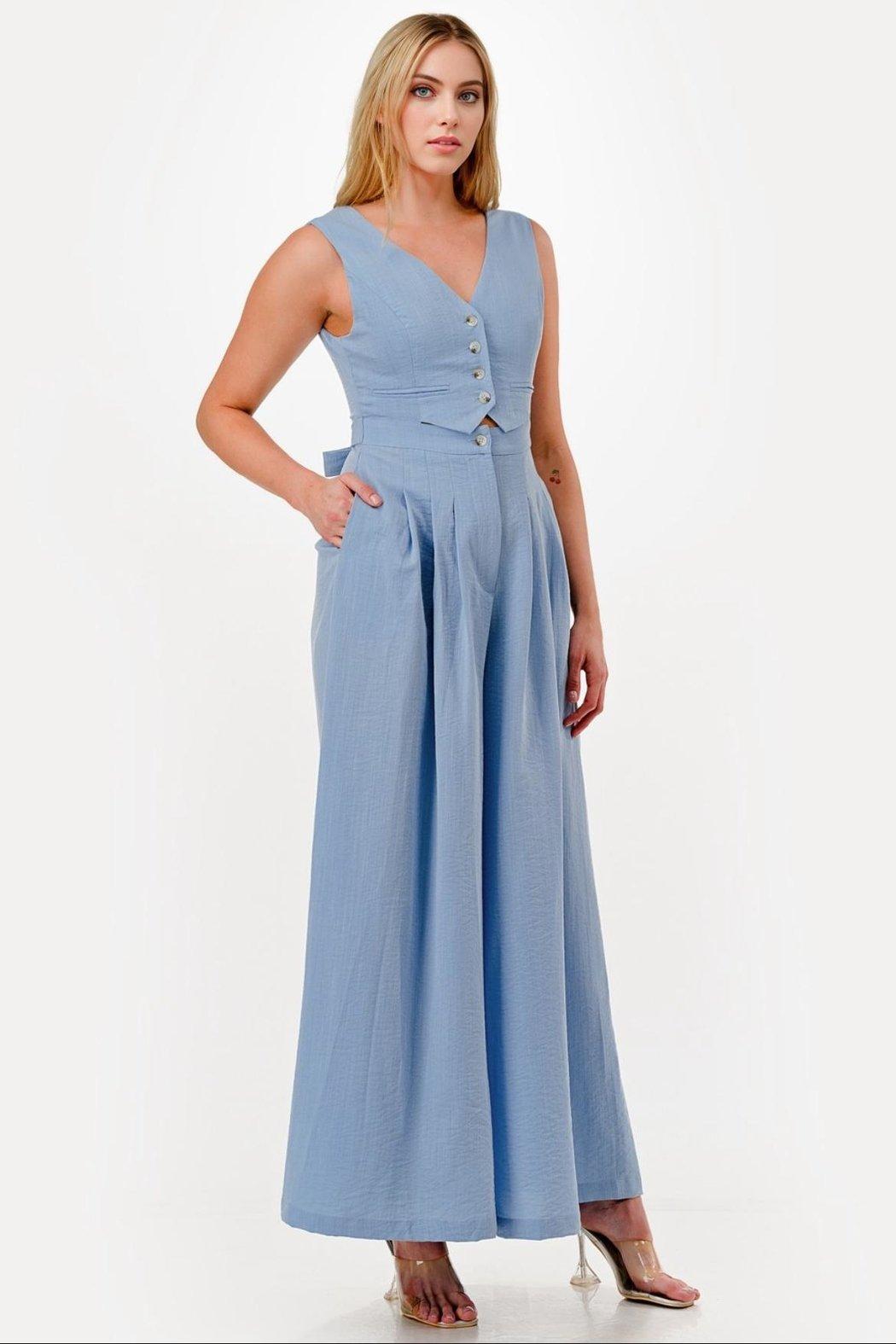 Vest Jumpsuit Product Image