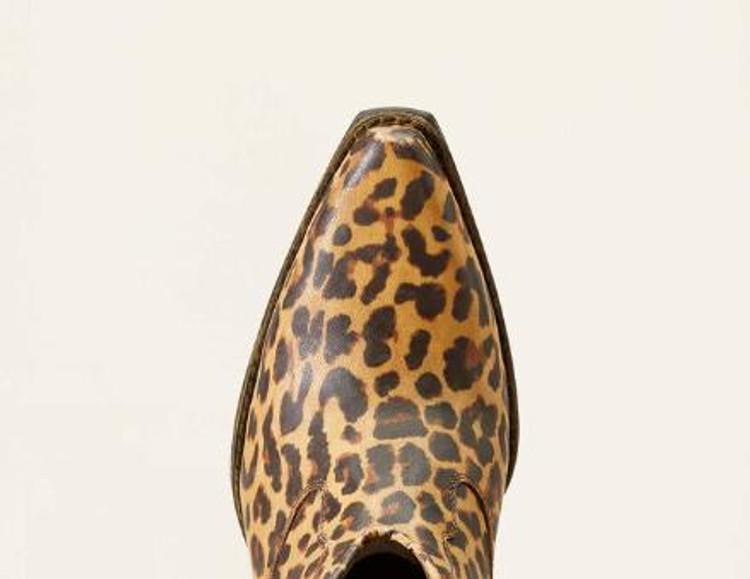 SALE Ariat® Ladies' Layla Distressed Leopard Short Booties Product Image