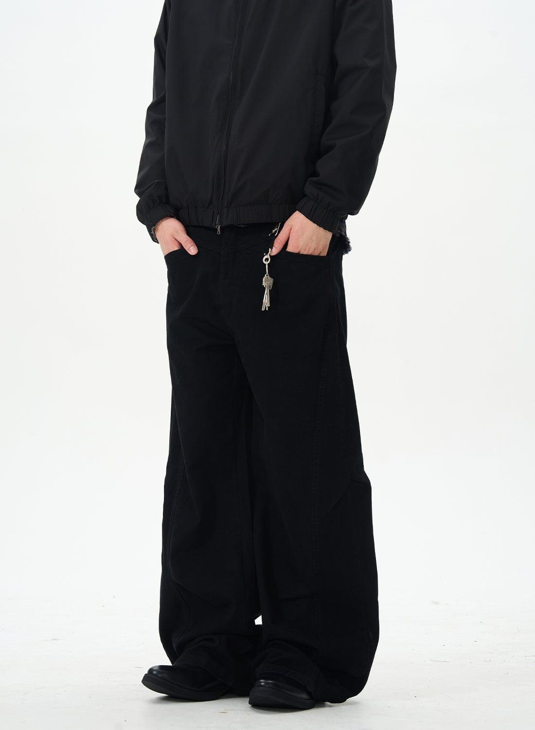 RT No. 12473 WORKWEAR WIDE STRAIGHT PANTS Product Image