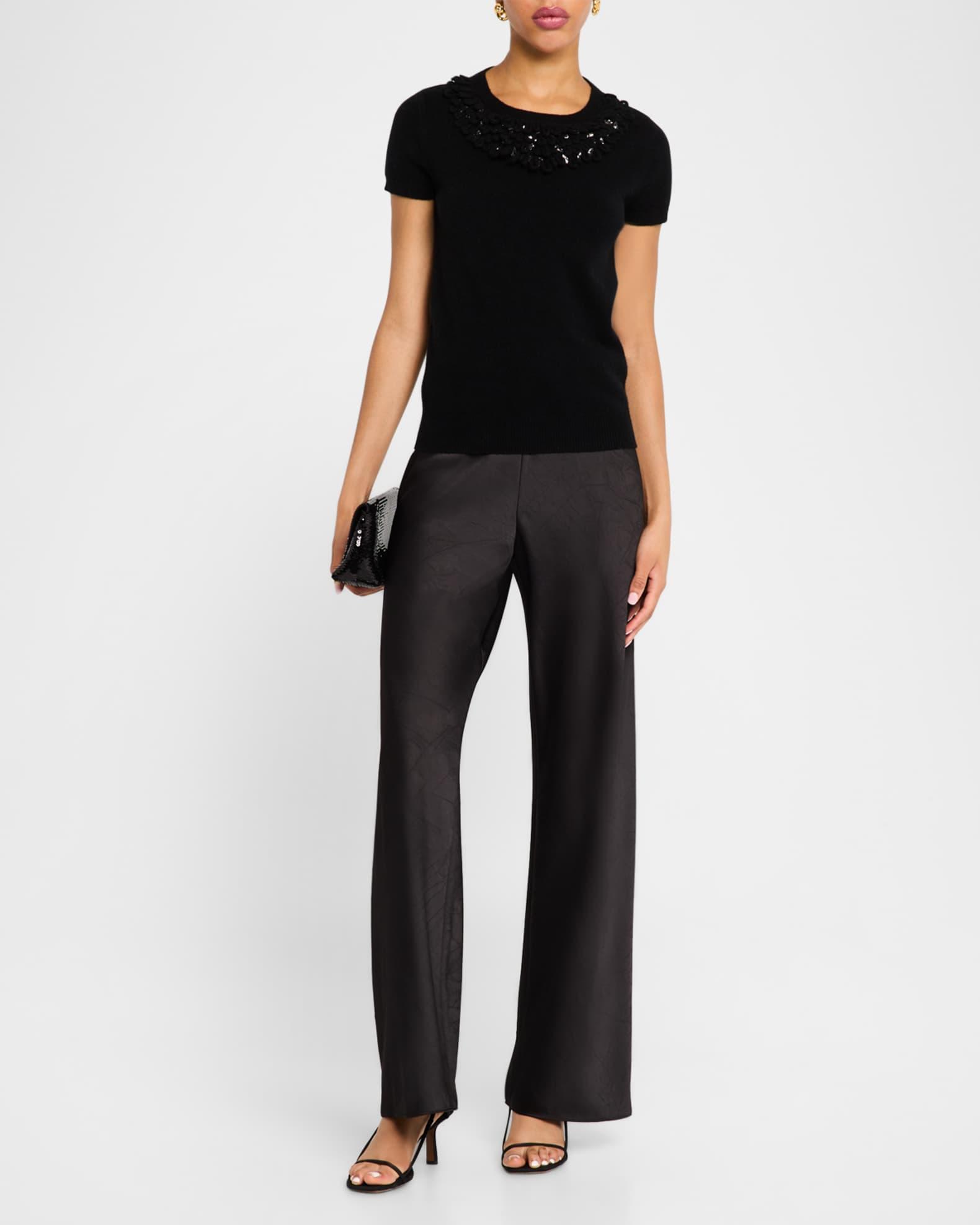 Cashmere Loop & Rhinestone Crewneck Product Image