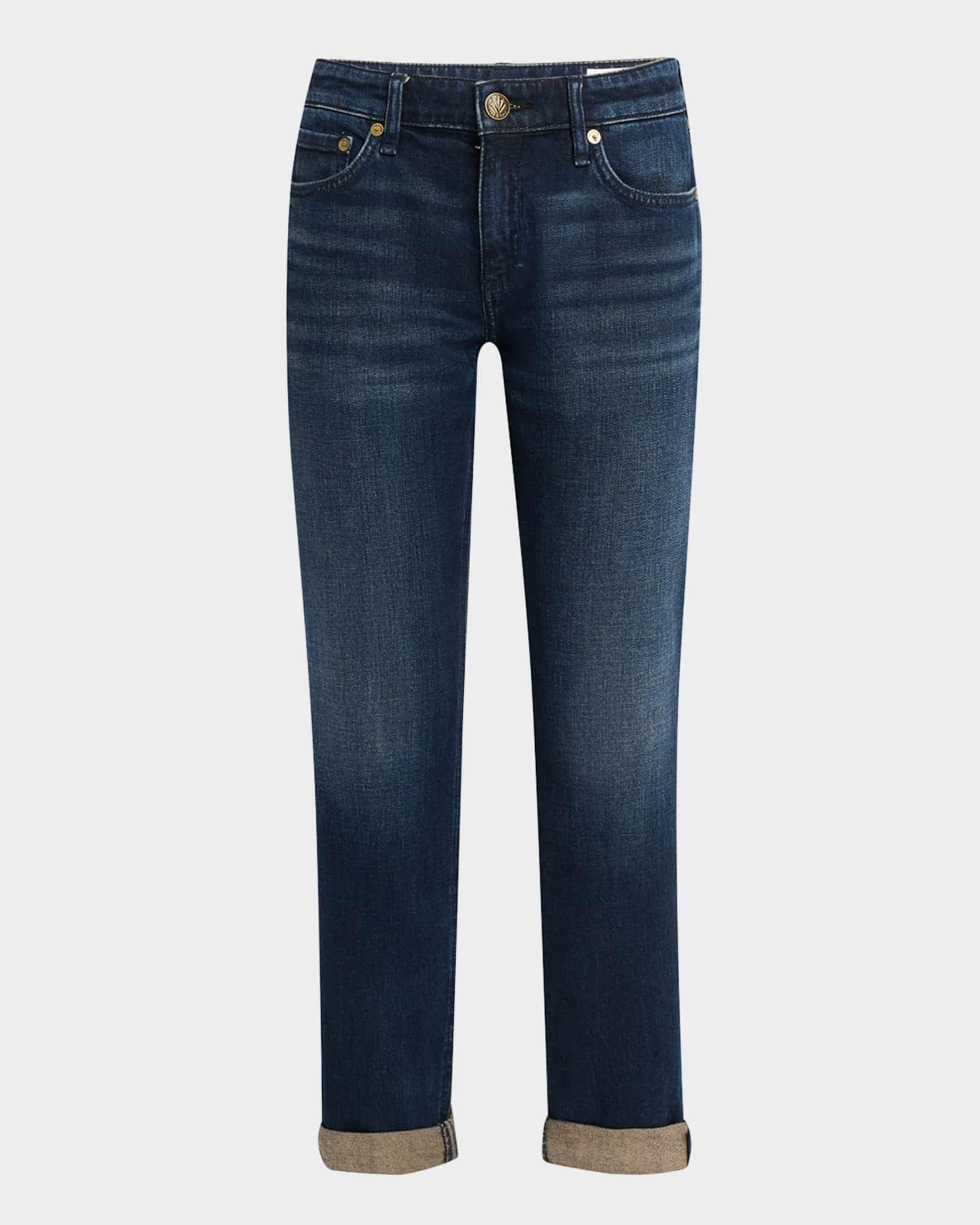 Dre Low-Rise Slim Boyfriend Jeans Product Image