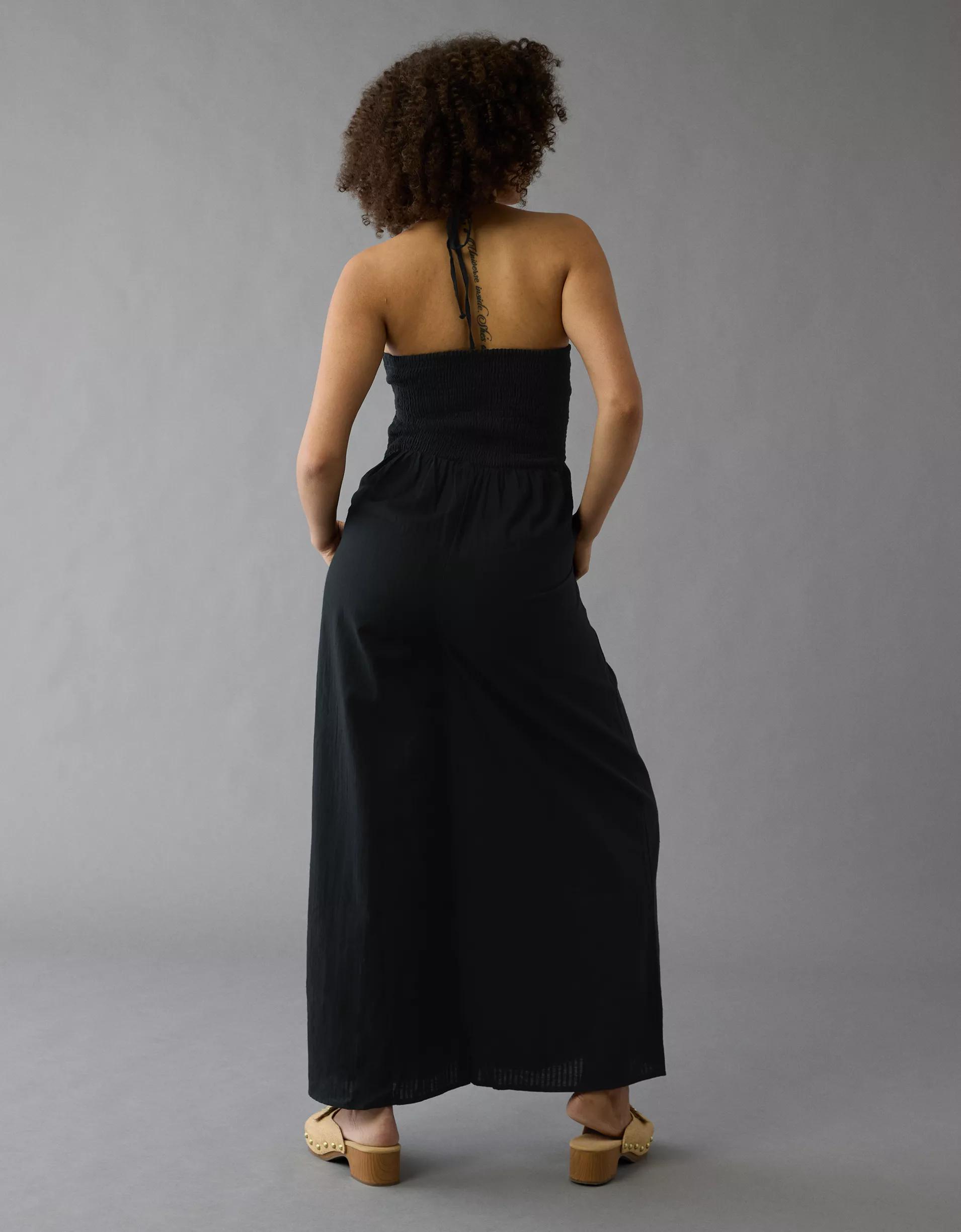AE Cut-Out Halter Jumpsuit Product Image