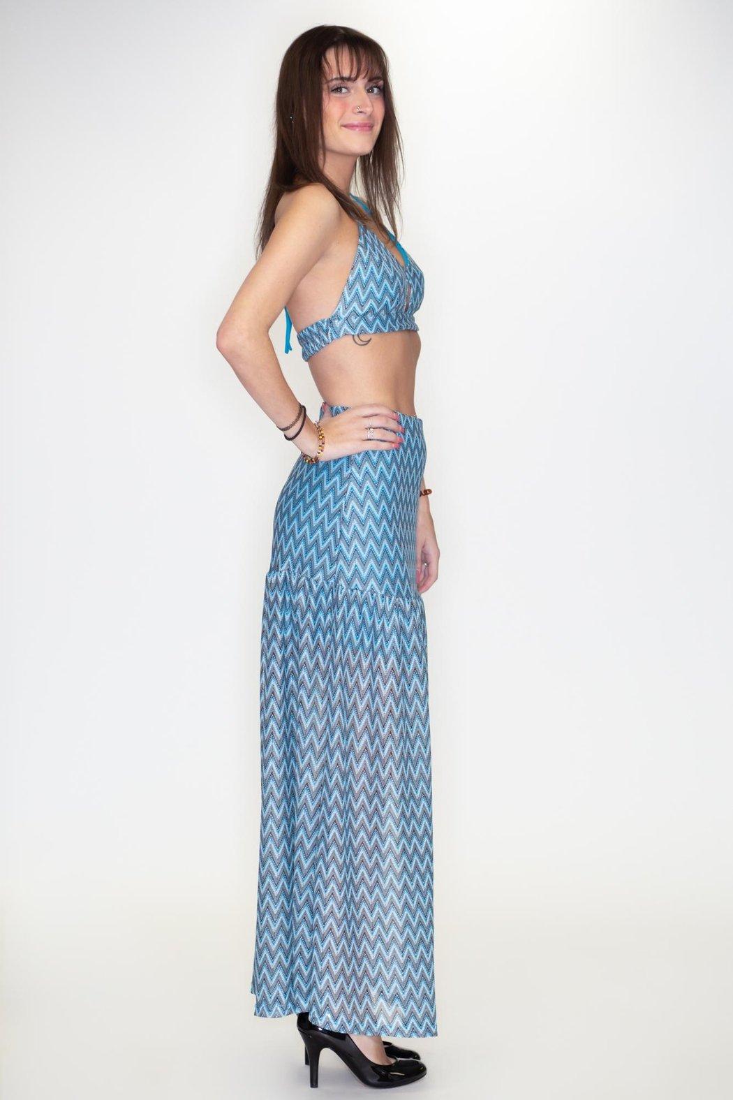 Geometric Skirt Set Product Image