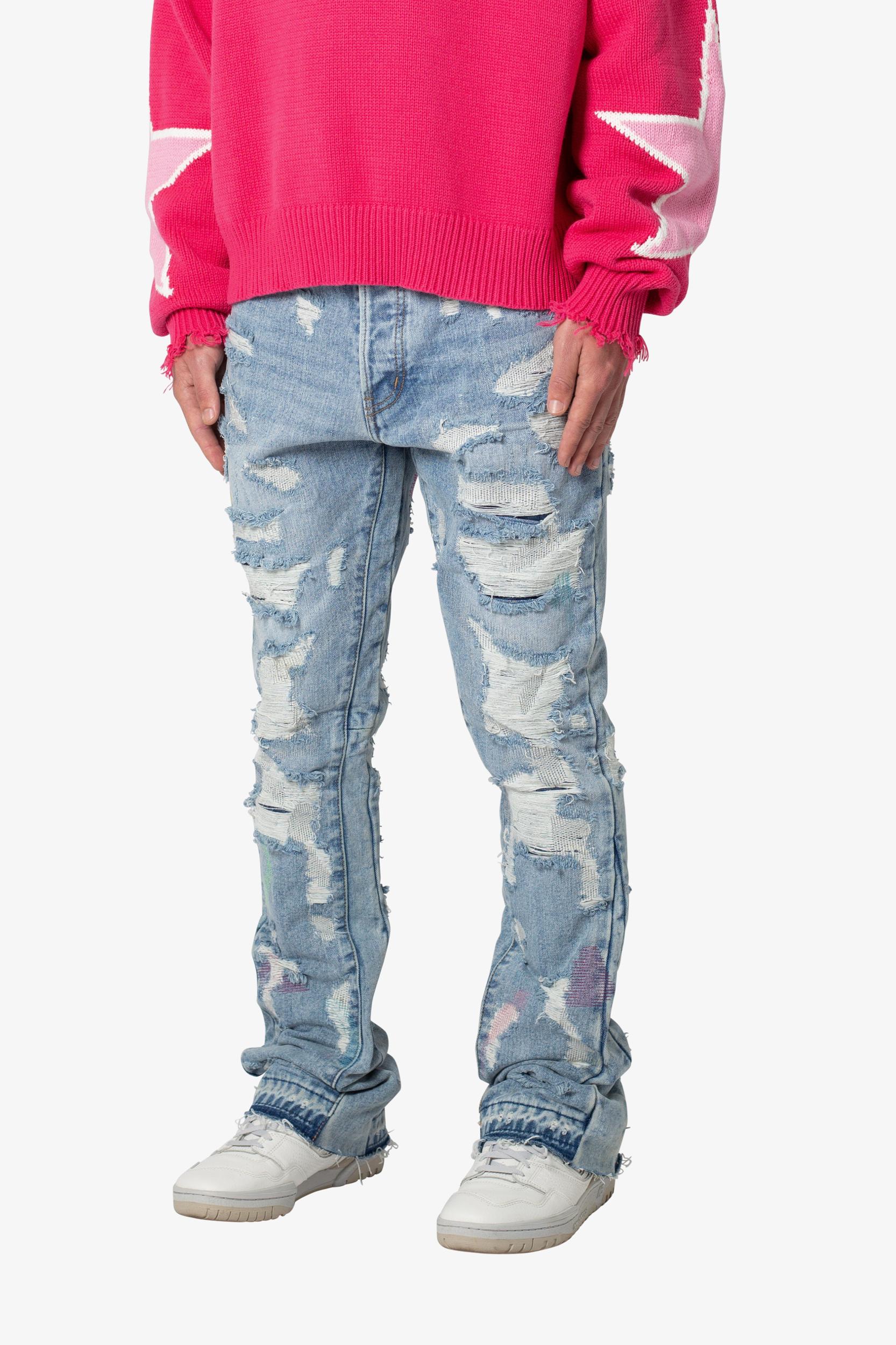 B570 Flare Denim - Blue Product Image