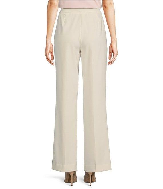 KARL LAGERFELD PARIS Coordinating Stretch Twill Floral Print Straight Leg Pants Product Image