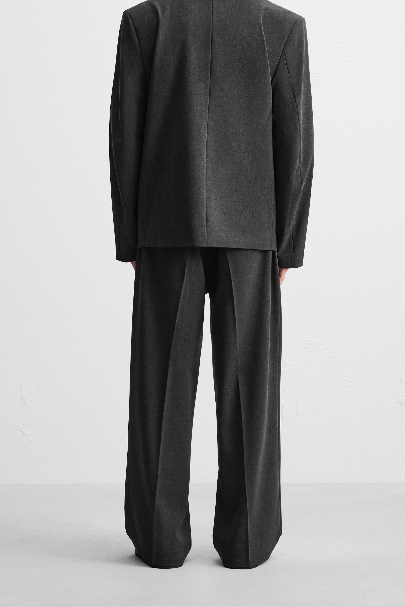 PLEATED SUIT PANTS Product Image