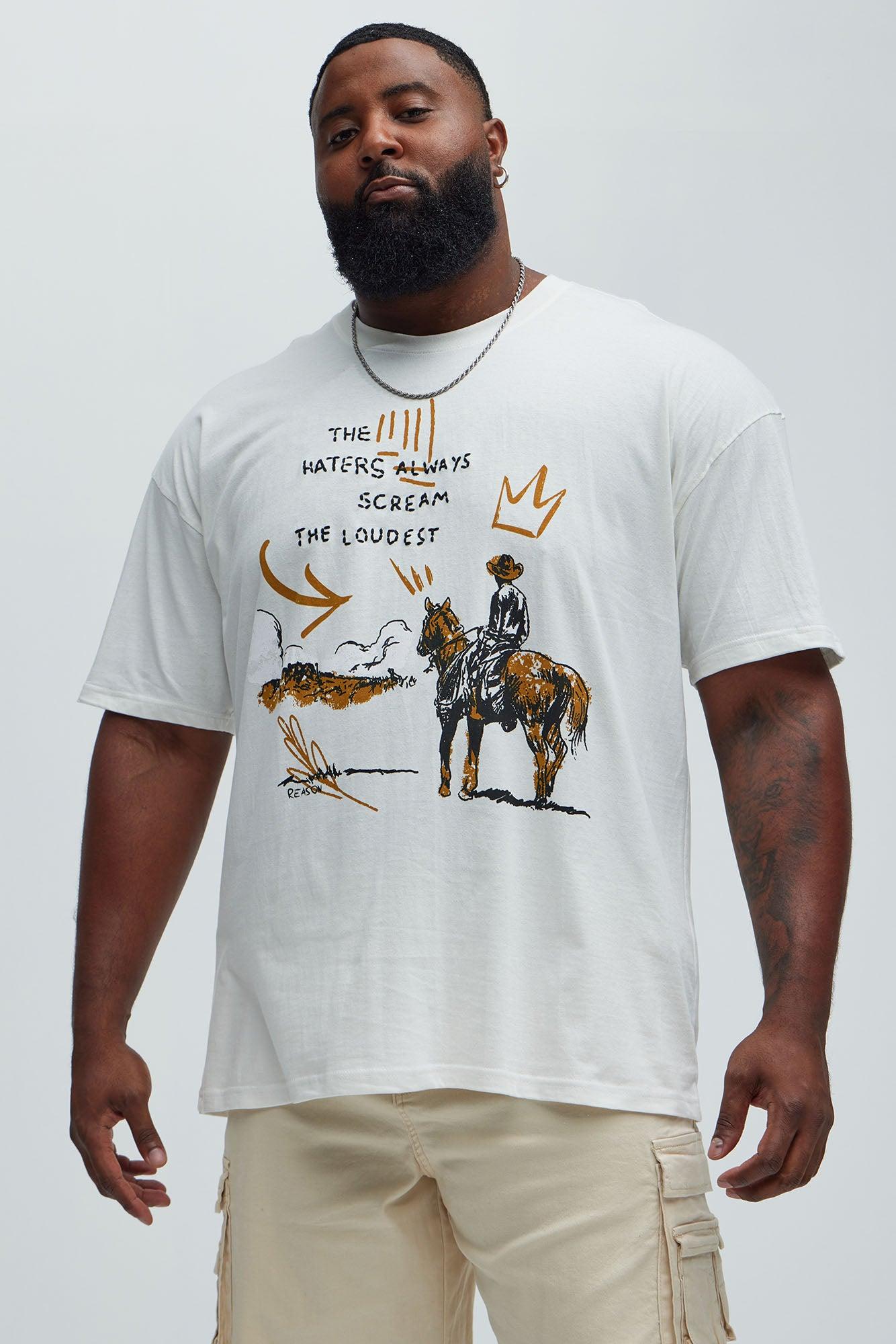 Cowboy Waterfall Short Sleeve Tee - Cream Product Image