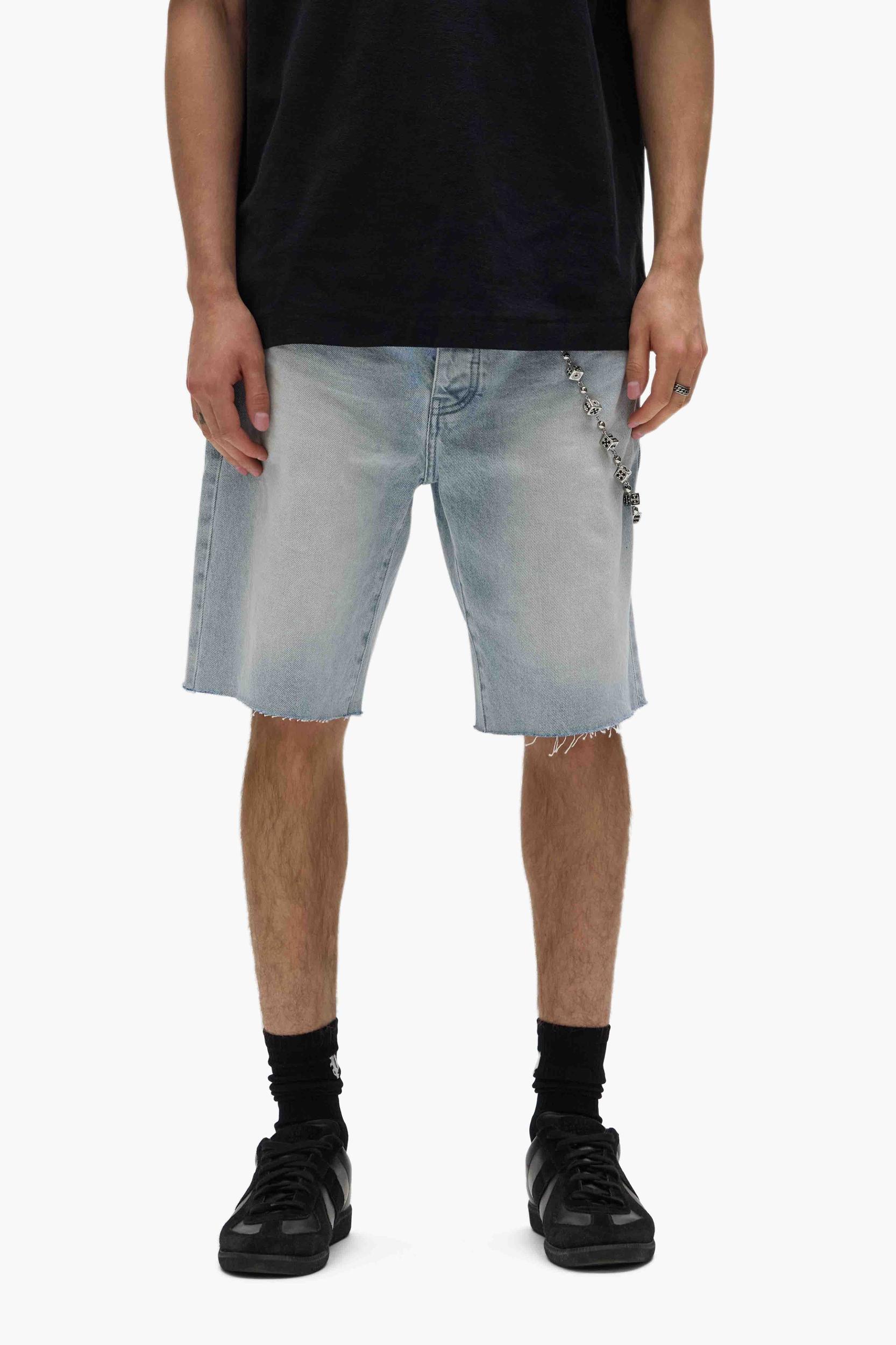 P059 Ciel Blue Shorts Male Product Image