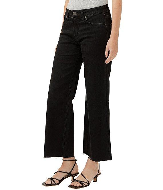 Silver Jeans Co. Suki Mid Rise Curvy Fit Wide Leg Stretch Luxe Ankle Jeans Product Image
