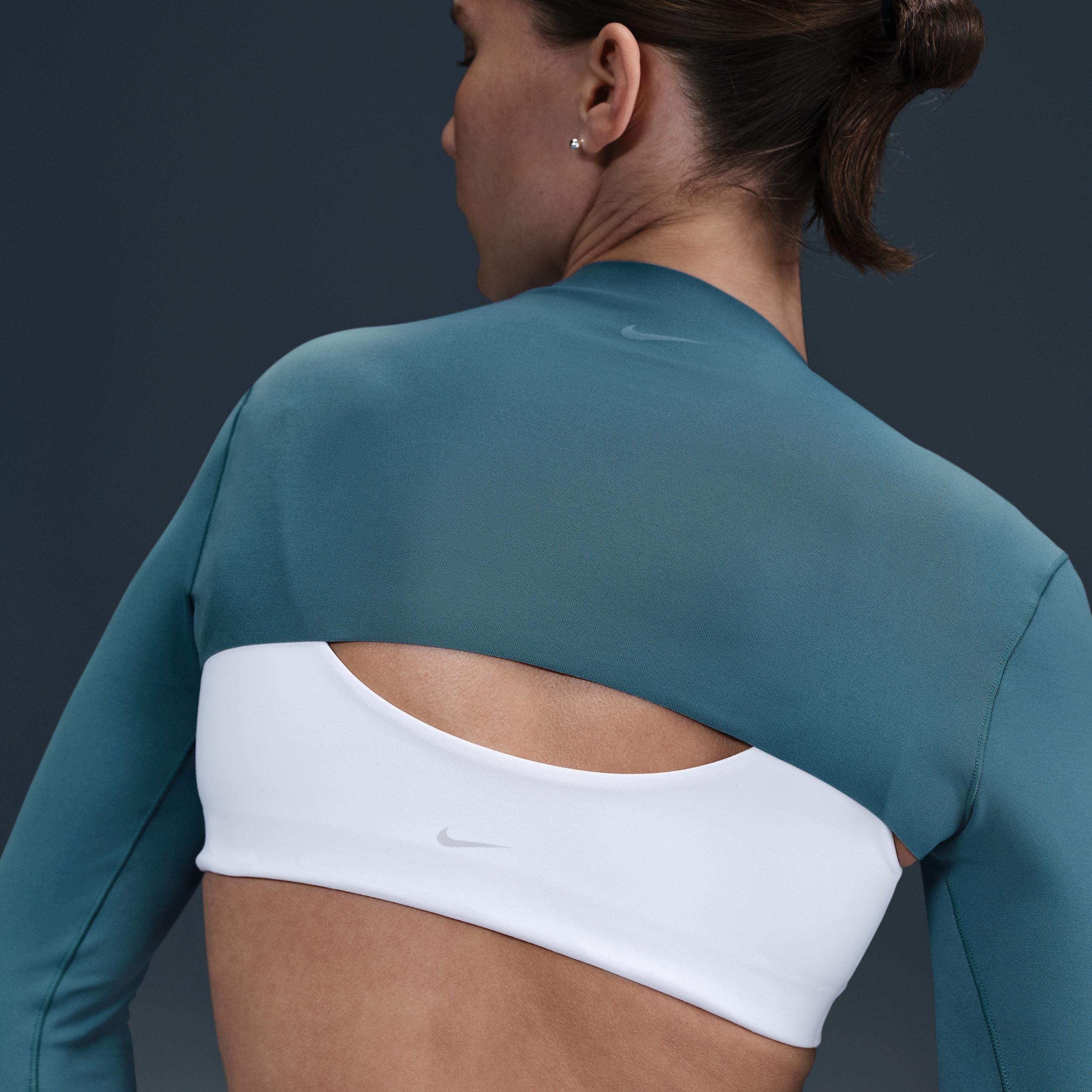 Nike Zenvy Women's Dri-FIT Long-Sleeve Shrug Top Product Image