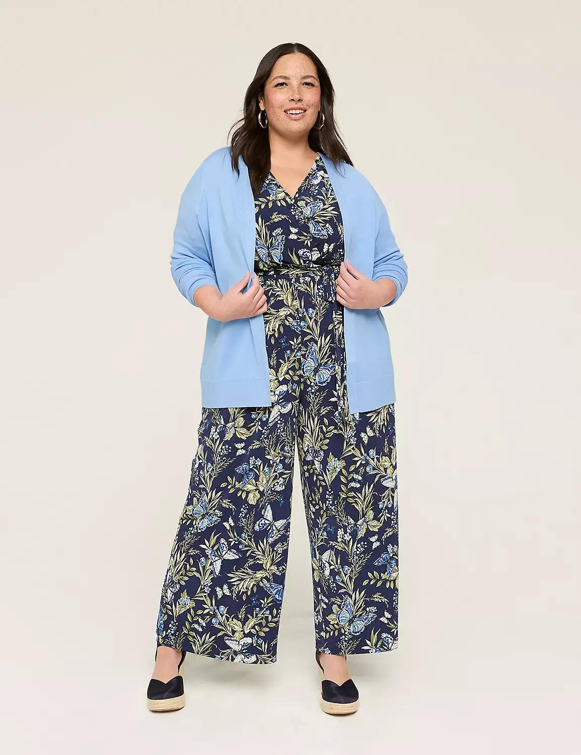 Modern Long-Sleeve Open-Front Cardigan Product Image