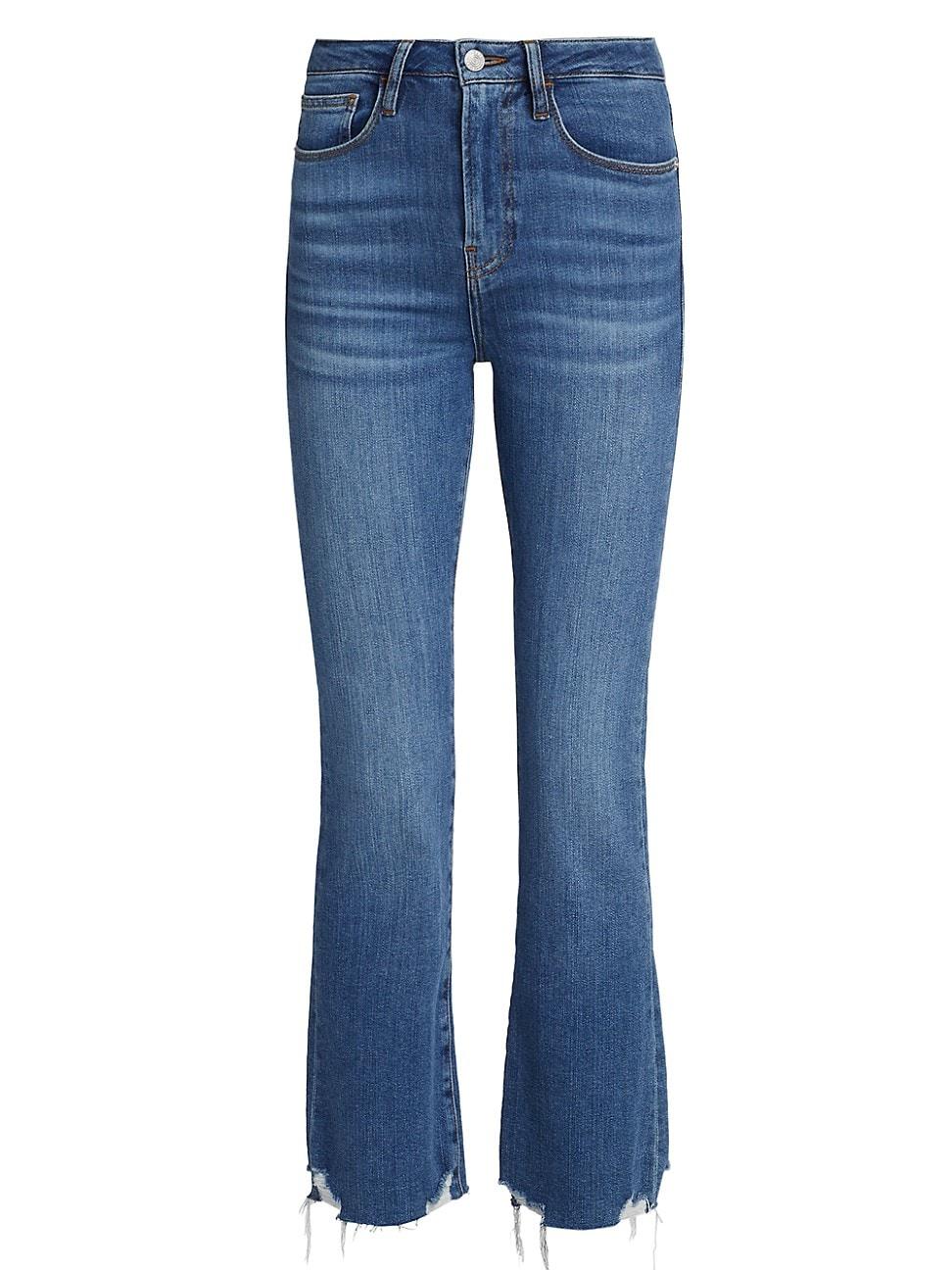 Womens Le Crop Mini Boot-Leg Jeans Product Image