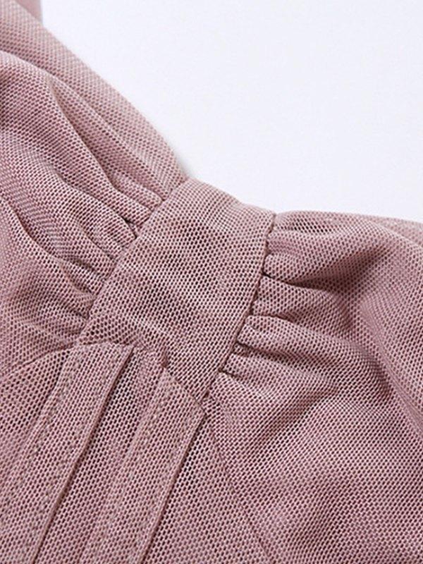 Sheer Mesh Corset Top Product Image