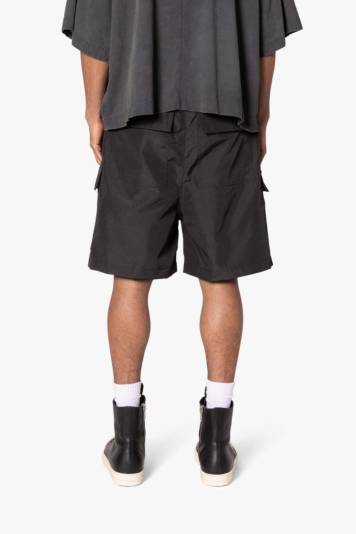 Rave Double Cargo Shorts - Black Product Image