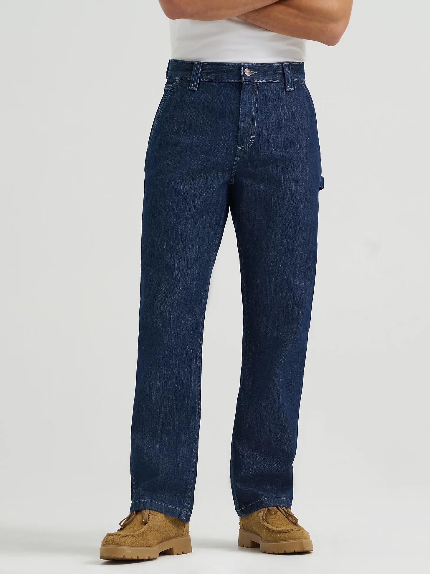 Men's 100% Cotton High Rise Loose Straight Carpenter Jean | Men's Jeans | Lee® Product Image