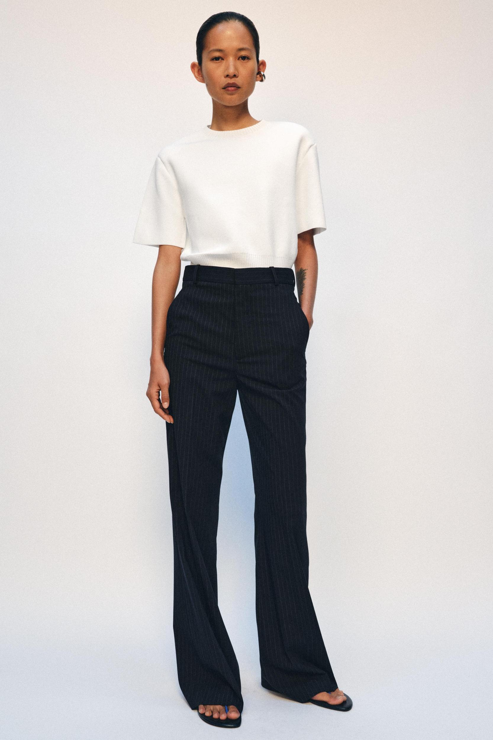 ZW COLLECTION PINSTRIPE PANTS Product Image