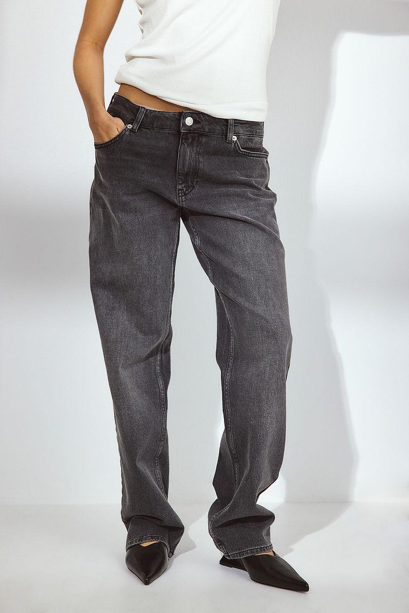 Straight Low Waist Jeans Product Image