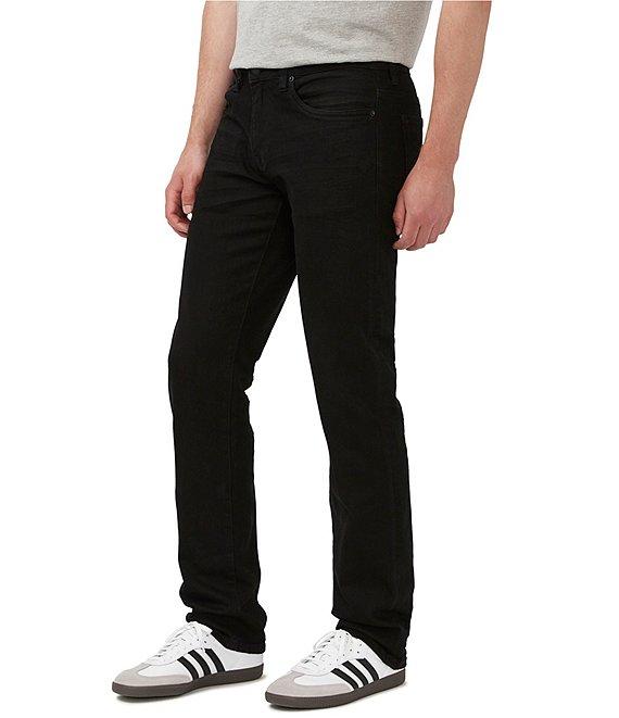Buffalo David Bitton Black Story Collection Straight Leg Six Jeans Product Image
