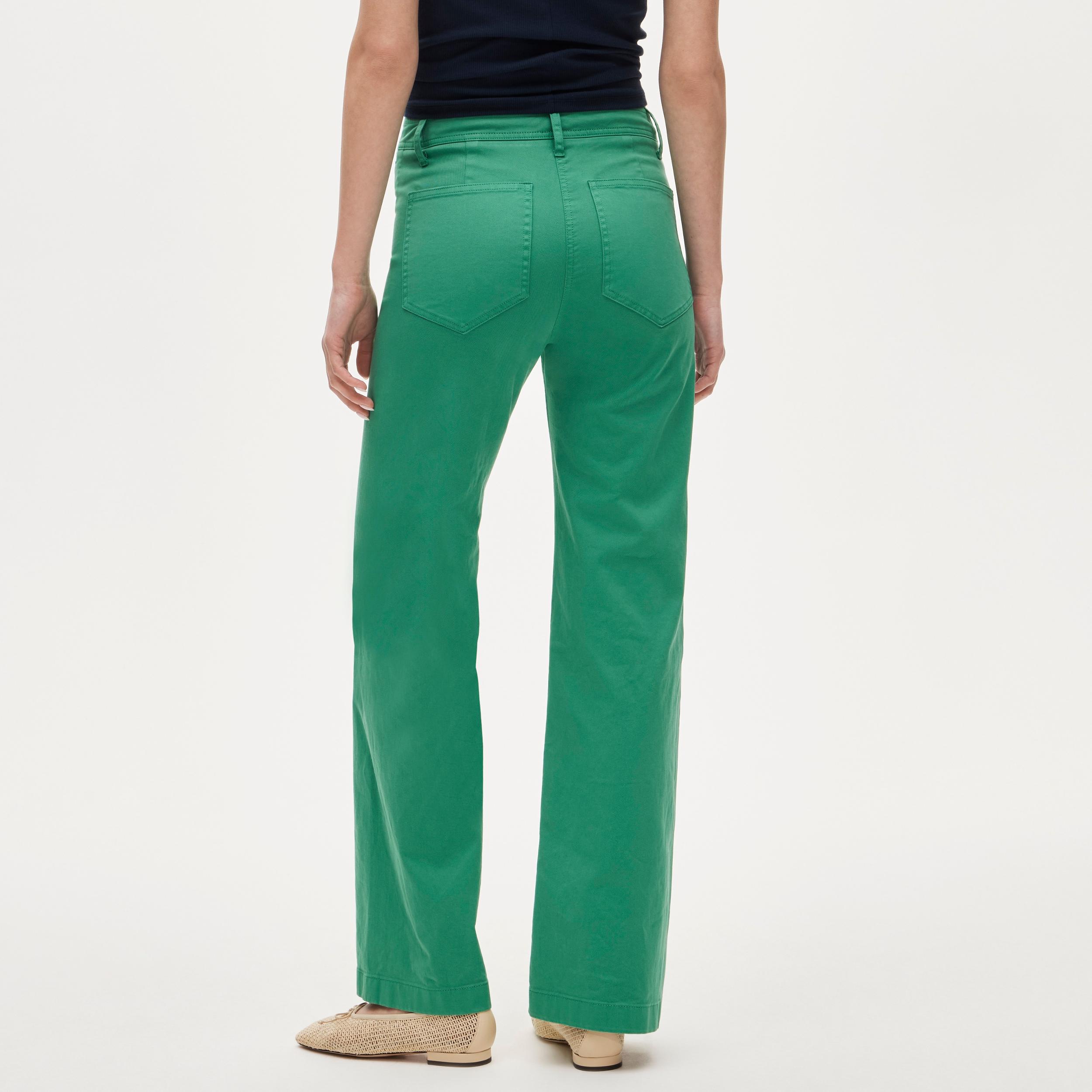 Wide-leg trouser in chino Product Image