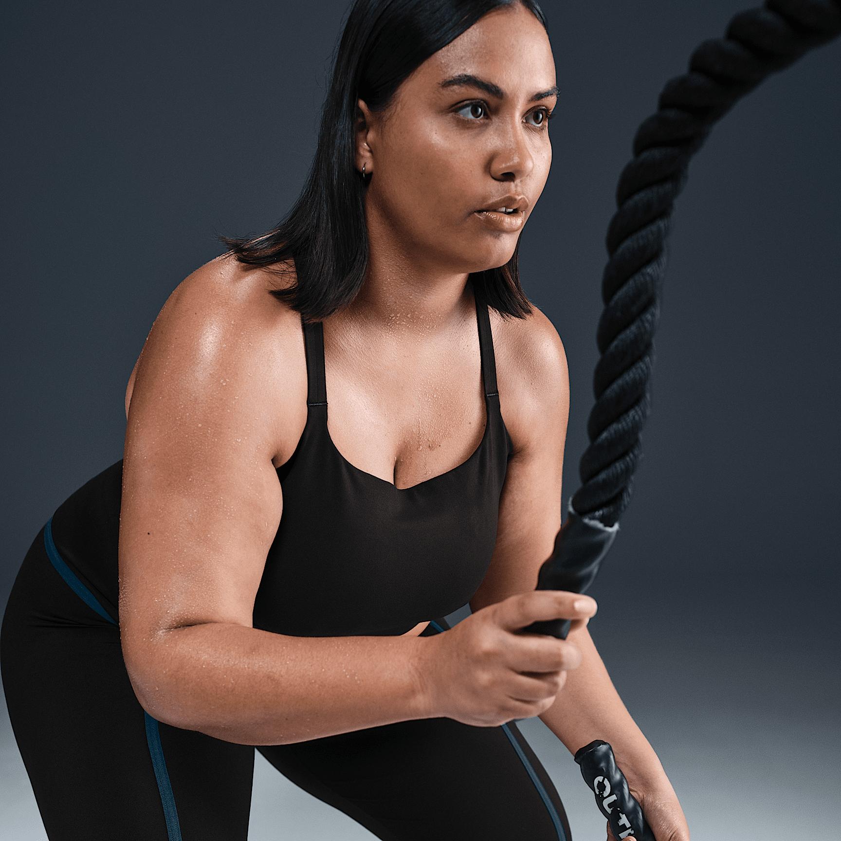 Nike Womens One Convertible Light-Support Lightly Lined Sports Bra (Plus Size) | HF5368-010 Product Image