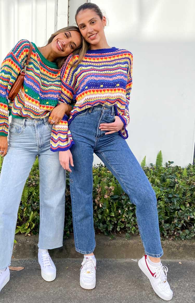 Long Weekend Sweater Blue Product Image