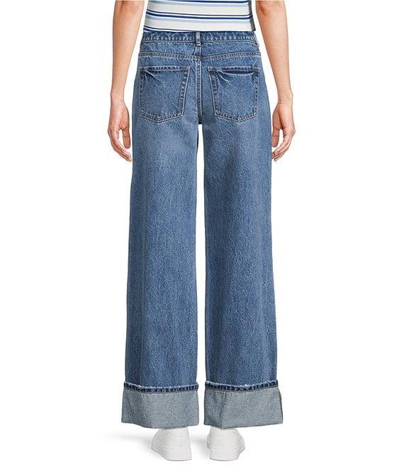 Copper Key Slouchy Cuffed Denim Jeans Product Image